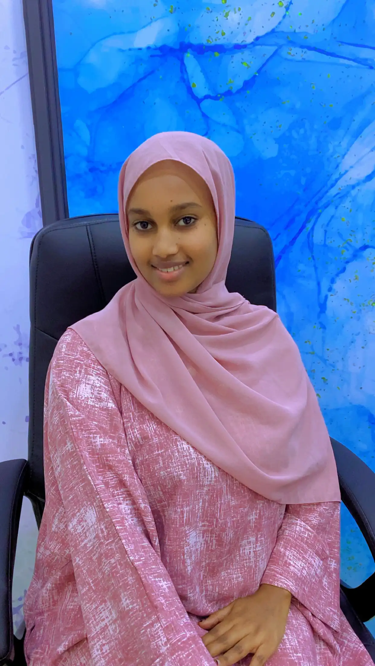 rahma sora at the office in Parklands, Nairobi
